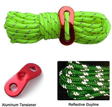 Load image into Gallery viewer, 20cm Solid Steel Tent Pegs Camping Pegs and 4m Reflective Line Ropes for Nailing Large Tents, Tents, for Camping, Hiking, Backpacking
