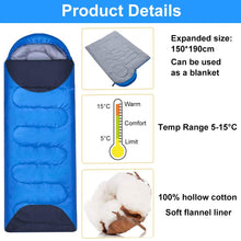 Load image into Gallery viewer, Compact ultralight sleeping bag, Waterproof and comfortable portable lightweight sleeping bag with compression bag