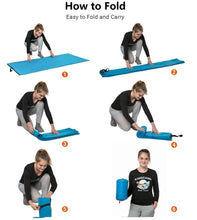 Load image into Gallery viewer, Yuanj Fleece Sleeping Bag Liner, Camping Picnic Travel Towel, Adult Comfort Warm Climate for Travel, Youth Hostels, Picnics, Airplanes, Trains