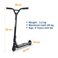 Load image into Gallery viewer, Yuanj PRO Freestyle Stunt Scooter for Children Ages 8 and Up, 360 ° Rotation Freestyle Scooter for Beginners Kids Teens - Stunt Scooter with Bearing ABEC-9