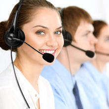 Load image into Gallery viewer, USB Headset with Microphone, Computer Headset with Microphone for PC Laptop, Wired Headset with Volume Control for Call Center / Office / Online Course Chat / Skype / Google Voice ECC (MIC12)