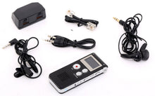 Load image into Gallery viewer, Portable Voice Recorder, Multifunctional 8GB Digital Audio Voice Recorder, with Mini USB Port, MP3 Music Player