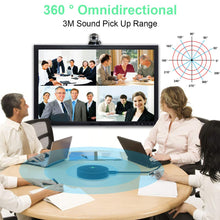Load image into Gallery viewer, USB Microphone for Conference, Microphone for PC Video Conference, Recording, Skype, Online Class, Games, Zoom, Plug & Play Compatible with Mac OS X Windows PC