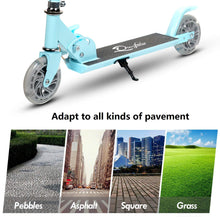 Load image into Gallery viewer, Yuanj Scooter for Kids, Aluminum Scooter with 2 PU Flashing Wheels, 3 Adjustable Height, Foldable Kick Scooter for Children 3-13 Years, Glides Smooth and Stable - Blue