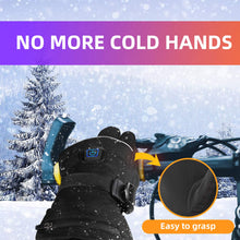 Load image into Gallery viewer, Heated Gloves 3.7V 3500 Mah Rechargeable Battery Electric Heated Gloves Washable Temperature Adjustable for Outdoor Riding Fishing