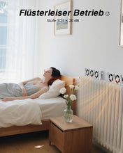 Load image into Gallery viewer, Yuanj 2er-Pack Heizkörper Ventilator Leise, Heizungsventilator für Heizungen und Unterheizungen, Langlebiger Heizungslüfter Bis zu 22% Energieeinsparung, Lüfter für Heizkörper
