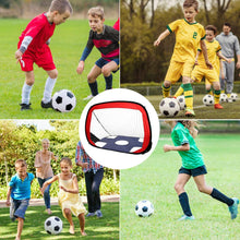 Load image into Gallery viewer, Yuanj Foldable Football Goal, 2 in 1 Portable Pop Up Kids Football Goals with Carrying Bag Perfect for Indoor and Outdoor Football Training / Practice / Play
