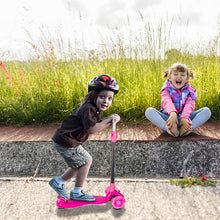 Load image into Gallery viewer, Yuanj scooter kids scooter, height adjustable kids scooter with LED PU wheels, kids scooter for girls and boys 3-12 years old
