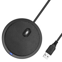 Load image into Gallery viewer, USB Conference Microphone, PC Microphone Video Conference, Recording, Skype, Online Class, Games, Zoom, Plug &amp; Play Compatible with Mac OS X Windows PC
