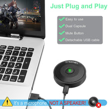 Load image into Gallery viewer, USB Microphone for Conference, Microphone for PC Video Conference, Recording, Skype, Online Class, Games, Zoom, Plug &amp; Play Compatible with Mac OS X Windows PC
