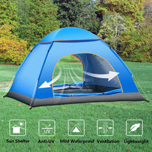 Load image into Gallery viewer, Yuanj Camping Tent, Double Door Folding Tent with Easy Set Up Carry Bag, Backpacking Tents for Couple Travel, Camping
